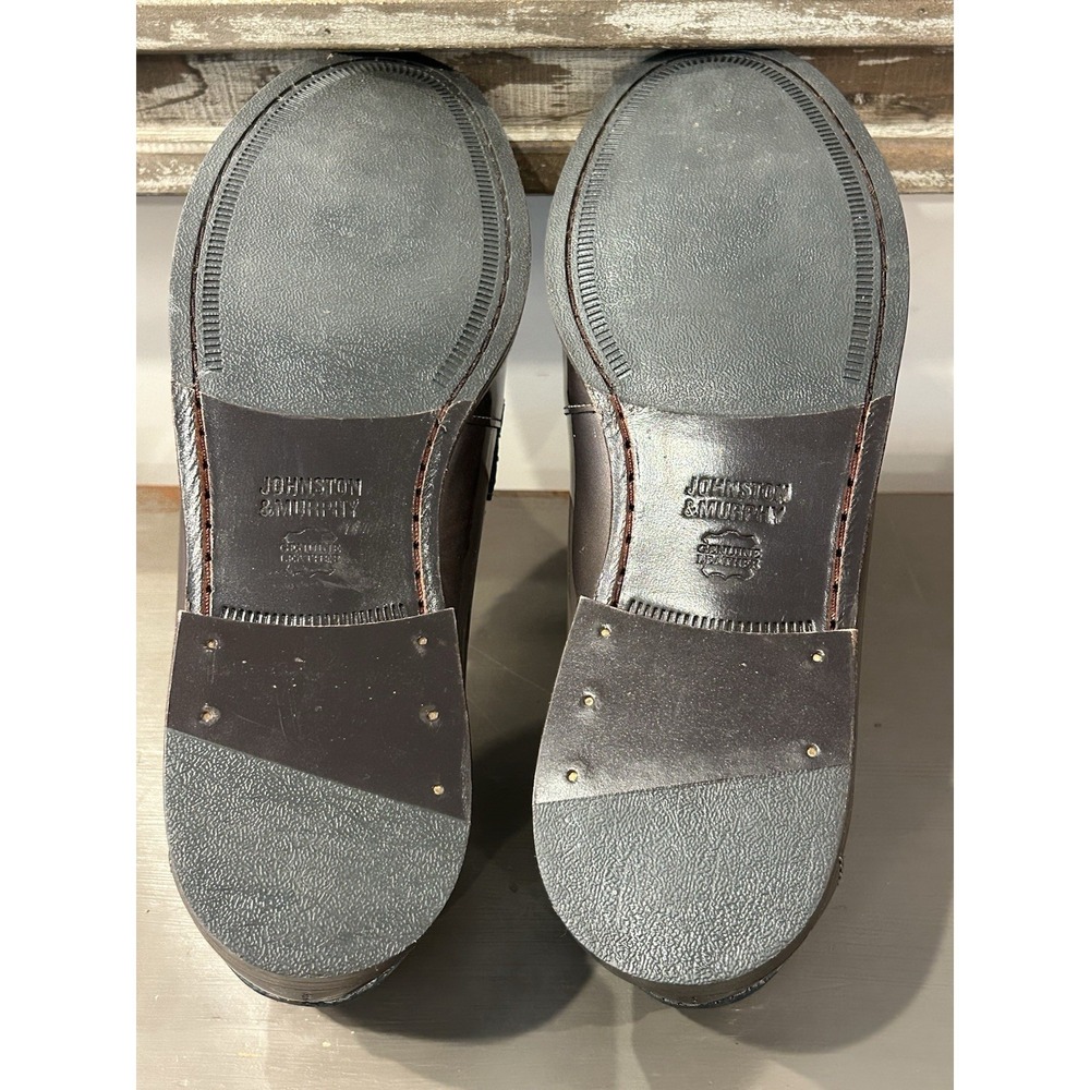 Johnston & Murphy Women's Gillian Patent Leather Penny Loafers, Size 10M Taupe - Picture 7 of 8